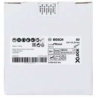 Bosch Accessories 2608619162 Fiberscheibe Durchmesser 125mm Bohrungs-Ø 22.23mm Bosch Accessories 2608619162 Fiberscheibe Durchmesser 125mm Bohrungs-Ø 22.23mm
