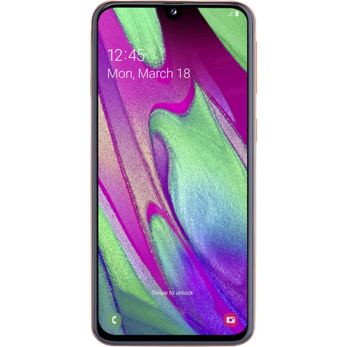 Samsung Galaxy A40 Smartphone 64GB 5.9 Zoll (15 cm) Dual-SIM Android™ 9.0 16 Megapixel, 5 Megapixel Coral