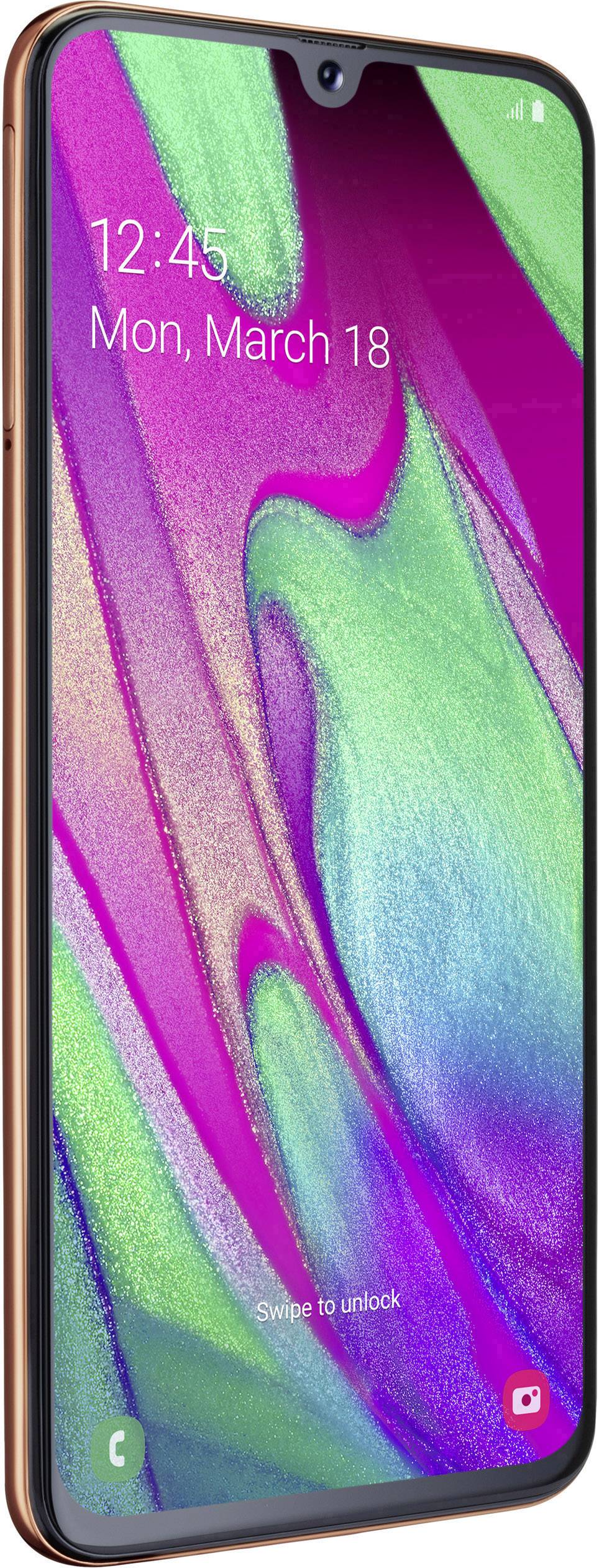 Samsung Galaxy A40 Smartphone 64 GB 5.9 Zoll (15 cm) Dual-SIM Android™ 9.0 16 Megapixel, 5 Megapixel Coral