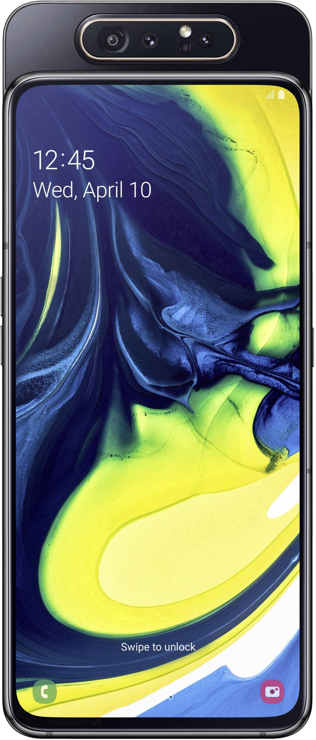 Samsung Galaxy A80 Smartphone 128 GB 17 cm (6.7 Zoll) Phantom Black Android™ 9.0 Dual-SIM