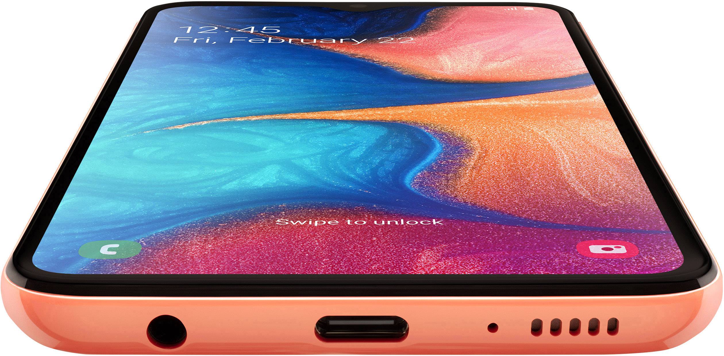 Samsung Galaxy A 20e 32 GB Dual-SIM Coral Android™ 9.0 13 Megapixel