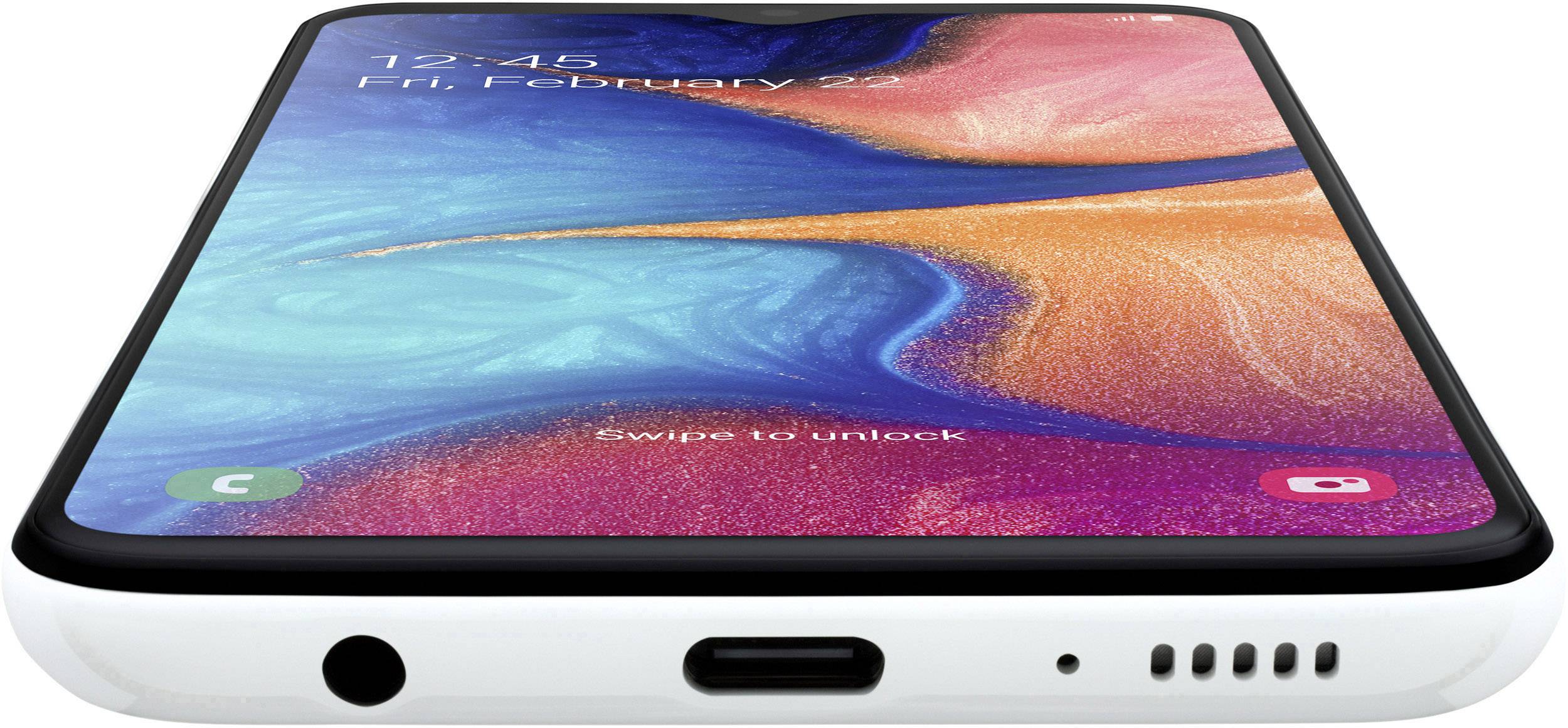 Samsung Galaxy A20e 32GB Dual-SIM Weiß Android™ 9.0 13 Megapixel