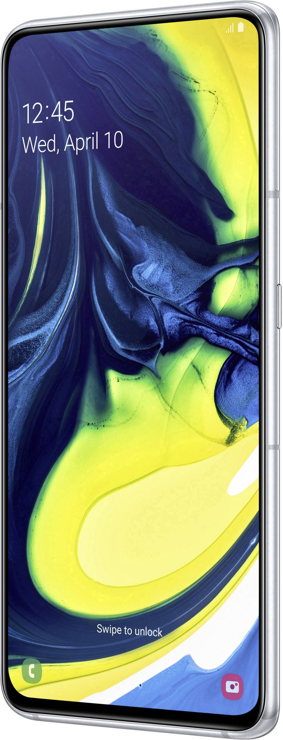 Samsung Galaxy A80 Smartphone 128 GB 6.7 Zoll (17 cm) Dual-SIM Android™ 9.0 Ghost White