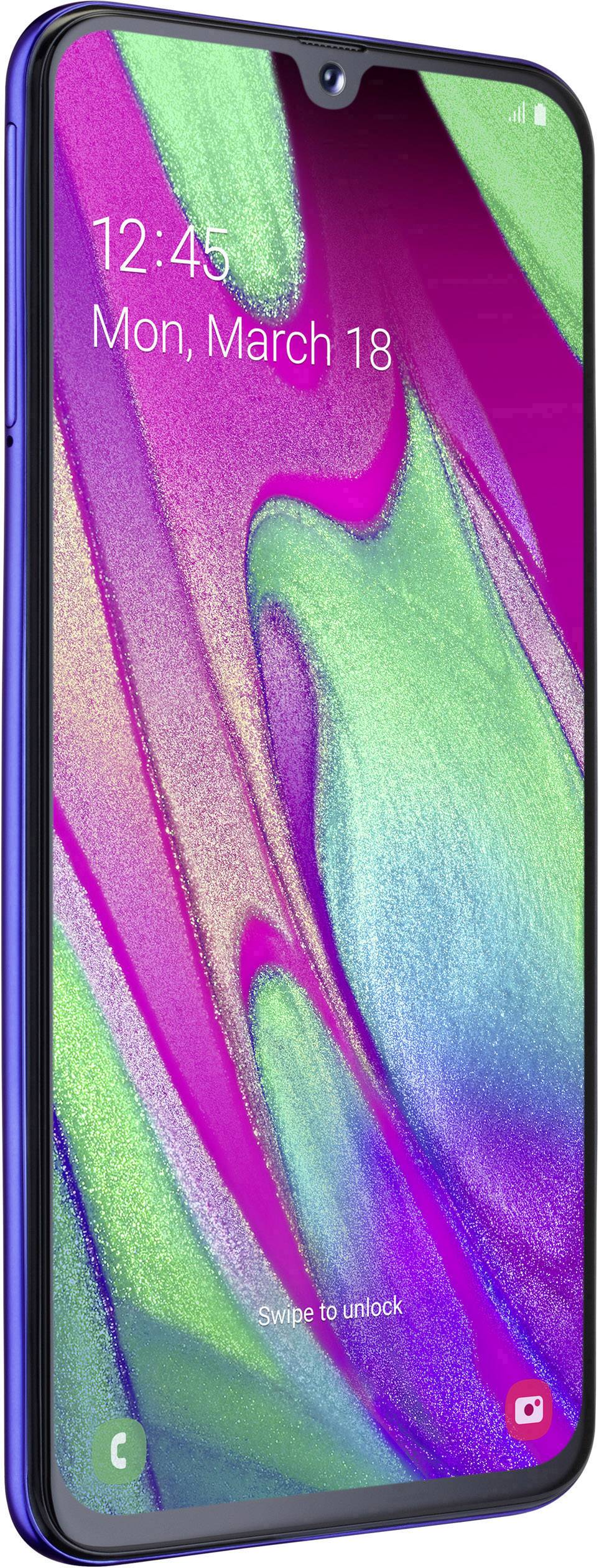 Samsung Galaxy A40 Smartphone 64GB 5.9 Zoll (15 cm) Dual-SIM Android™ 9.0 16 Megapixel, 5 Megapixel Blau