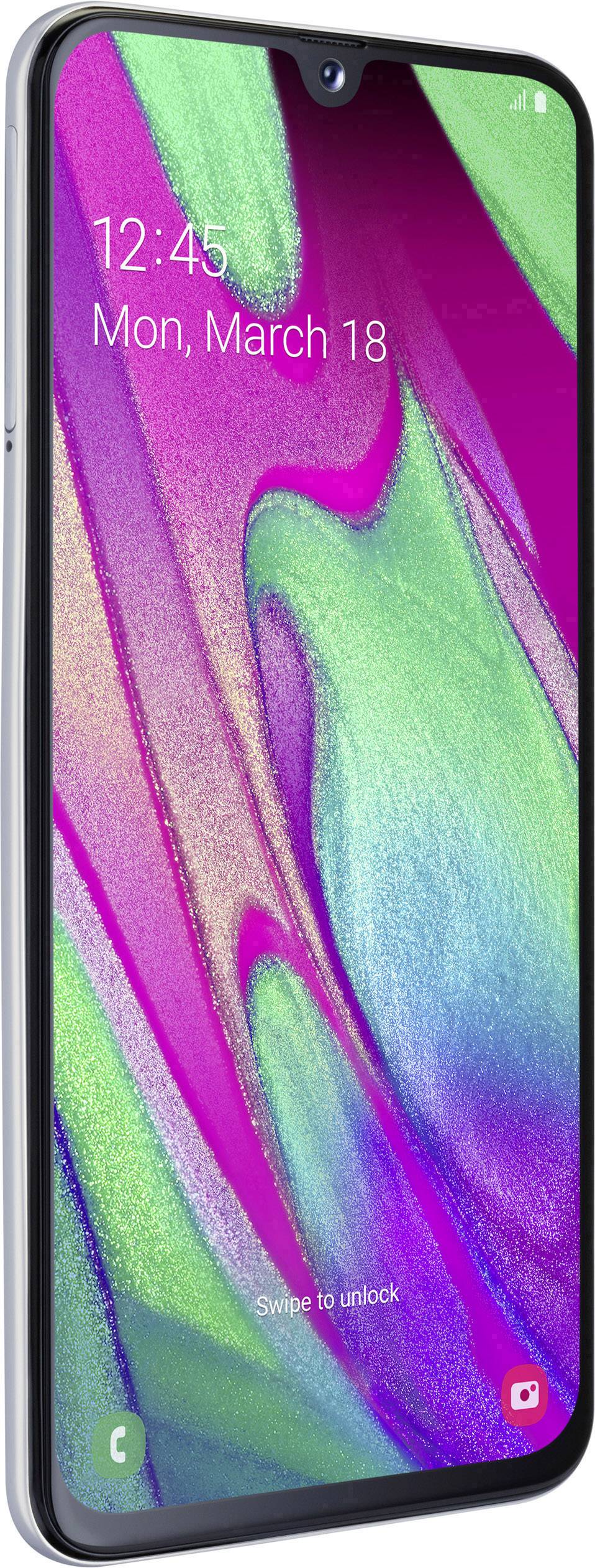Samsung Galaxy A40 Smartphone 64GB 5.9 Zoll (15 cm) Dual-SIM Android™ 9.0 16 Megapixel, 5 Megapixel Weiß