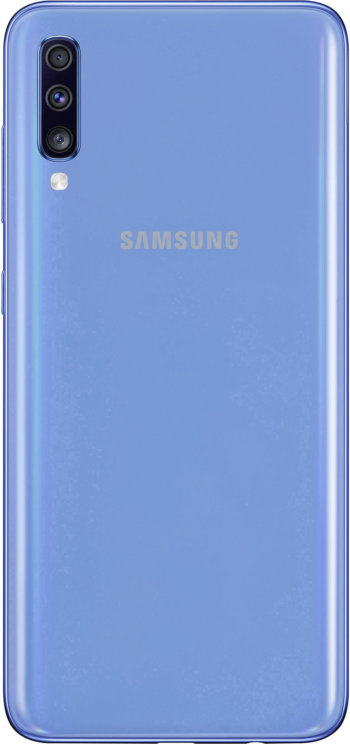 Samsung Galaxy A70 Smartphone 128GB 6.7 Zoll (17 cm) Dual-SIM Android™ 9.0 32 Mio. Pixel, 8 Mio. Pixel, 5 Mio. Pixel Blau