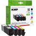 KMP Encre remplace Canon PGI-580PGBK XXL, CLI-581C XXL, CLI-581M XXL, CLI-581Y XXL compatible pack bundle noir, cyan, magenta