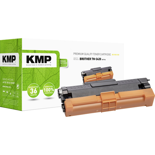 KMP Toner ersetzt Brother TN-2420 Kompatibel Schwarz 3000 Seiten B-T116