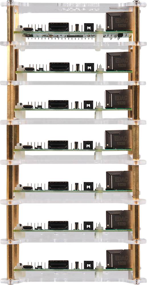 Joy-it RB-Case+19 SBC-Gehäuse Passend für (Entwicklungskits): Raspberry Pi Acrylglas klar