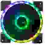 Akasa Vegas TL PC-Gehäuse-Lüfter Schwarz, RGB (B x H x T) 140 x 140 x 25 mm inkl. LED-Beleuchtung