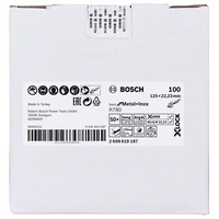 Bosch Accessories 2608619186 Fiberscheibe Durchmesser 125mm Bohrungs-Ø 22.23mm Bosch Accessories 2608619186 Fiberscheibe Durchmesser 125mm Bohrungs-Ø 22.23mm