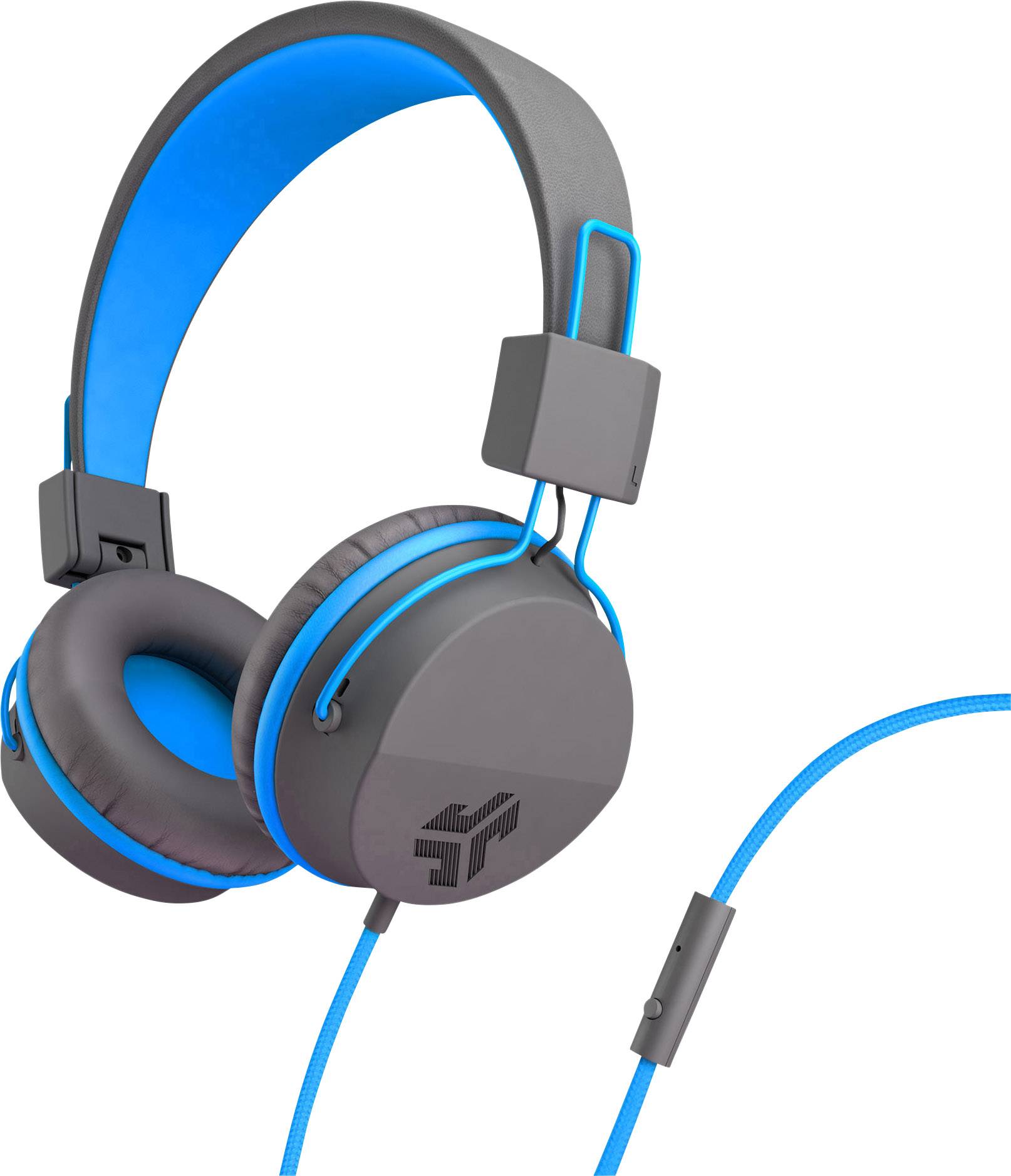 JLab JBuddies Studio Kids Over Ear Kopfhörer kabelgebunden Blau Faltbar, Headset, Lautstärkebegrenzung Kinder