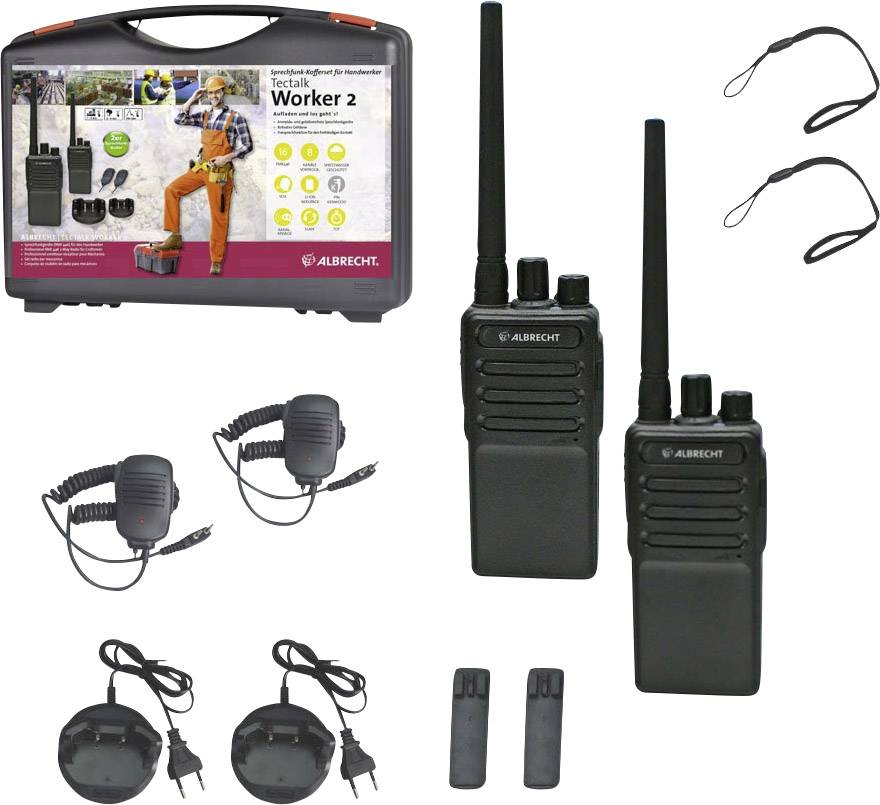Albrecht Tectalk Worker 2 29835 PMR-Handfunkgerät 2er Set