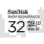 Carte microSDHC SanDisk High Endurance Monitoring 32 GB Class 10, UHS-I, UHS-Class 3, v30 Video Speed Class avec adaptateur SD