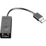 Lenovo USB 3.2 Gen 1 (USB 3.0) Adapter Ethernet Adapter schwarz