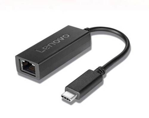 Lenovo USB-C®, Netzwerk Adapter [1x USB-C® Stecker - 1x RJ45-Buchse]