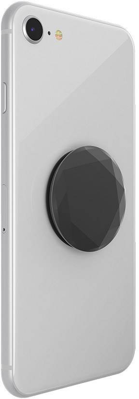 POPSOCKETS Metallic Diamond Black Handy Ständer Schwarz