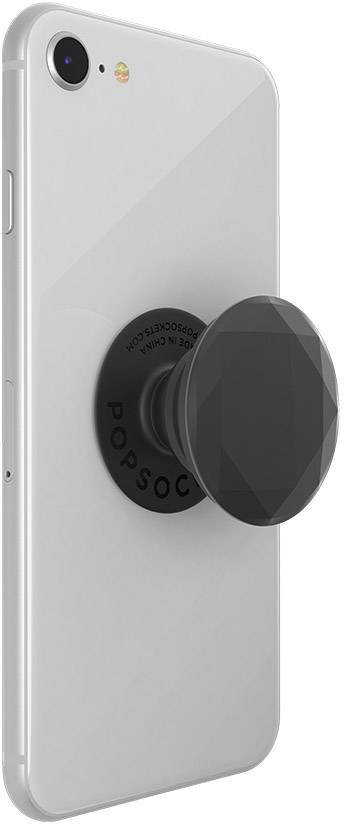 POPSOCKETS Metallic Diamond Black Handy Ständer Schwarz