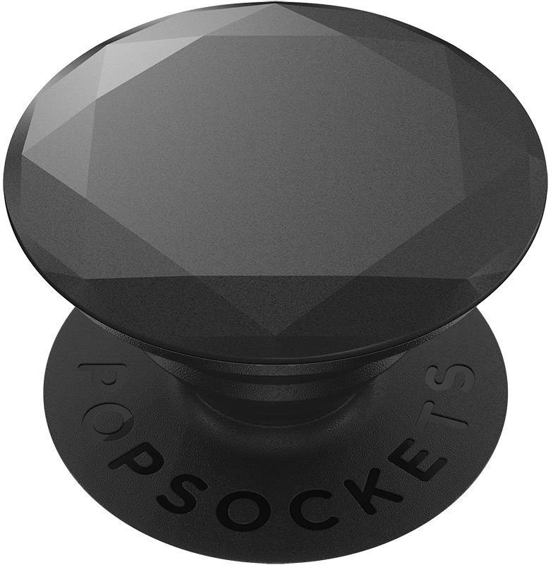 POPSOCKETS Metallic Diamond Black Handy Ständer Schwarz