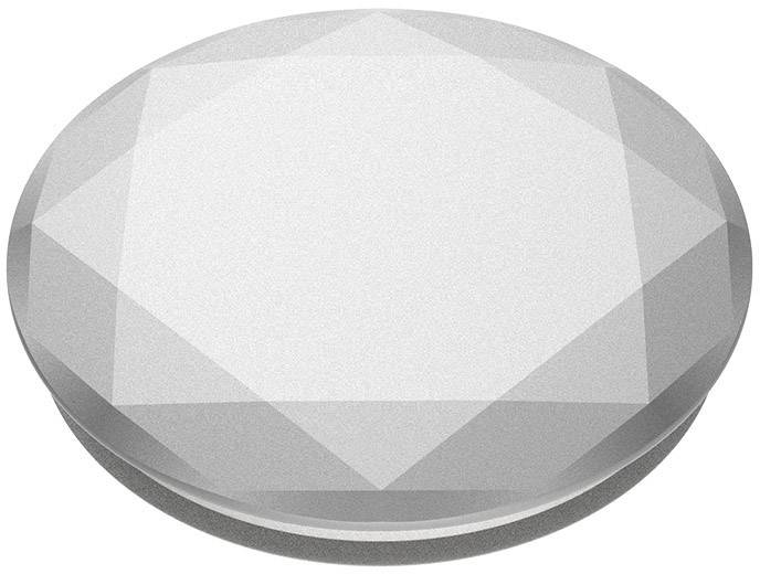 POPSOCKETS Metallic Diamond Silver Handy Ständer Silber, Metallic