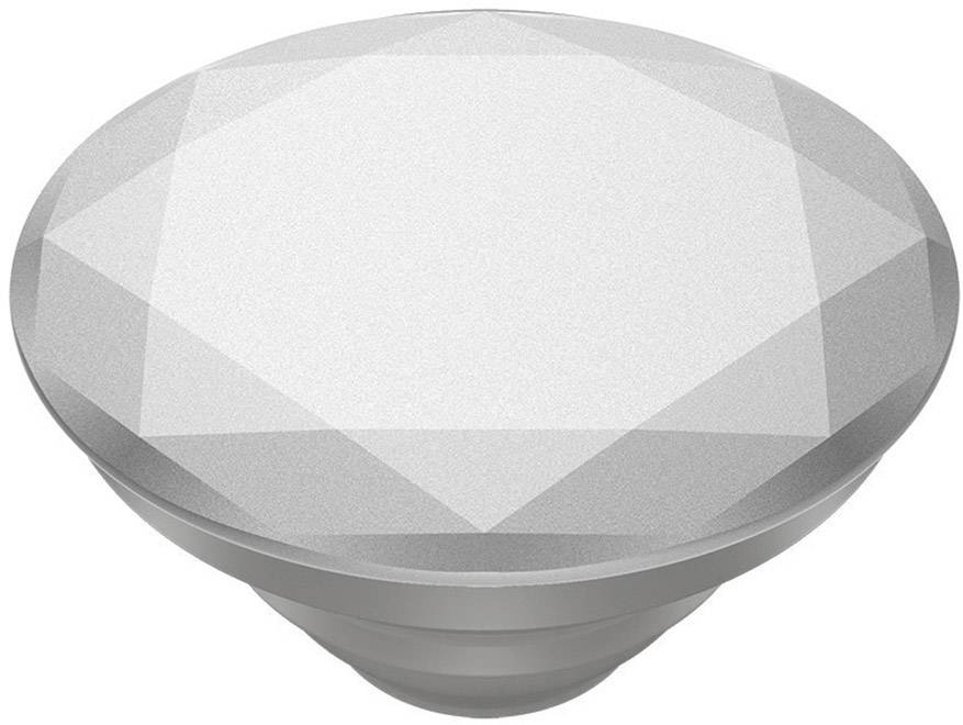 POPSOCKETS Metallic Diamond Silver Handy Ständer Silber, Metallic
