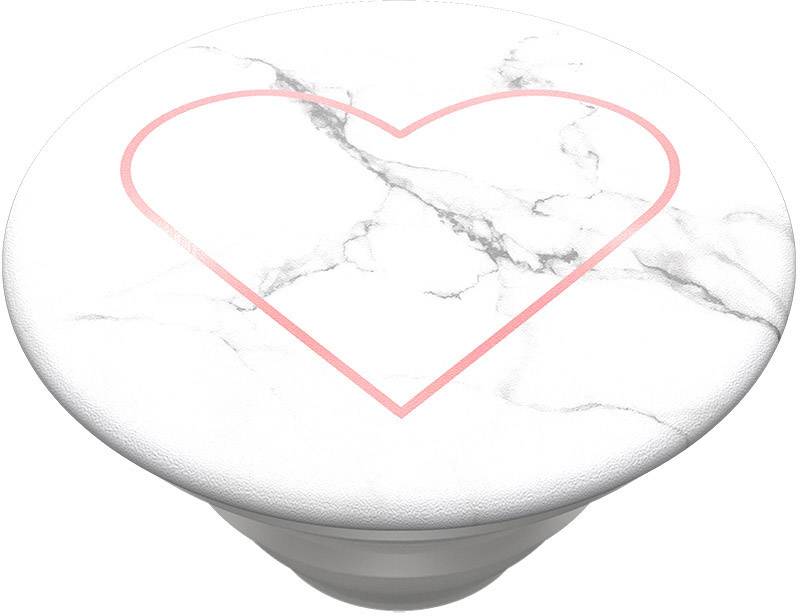 POPSOCKETS Stoney Heart Handy Ständer Stein, Pink
