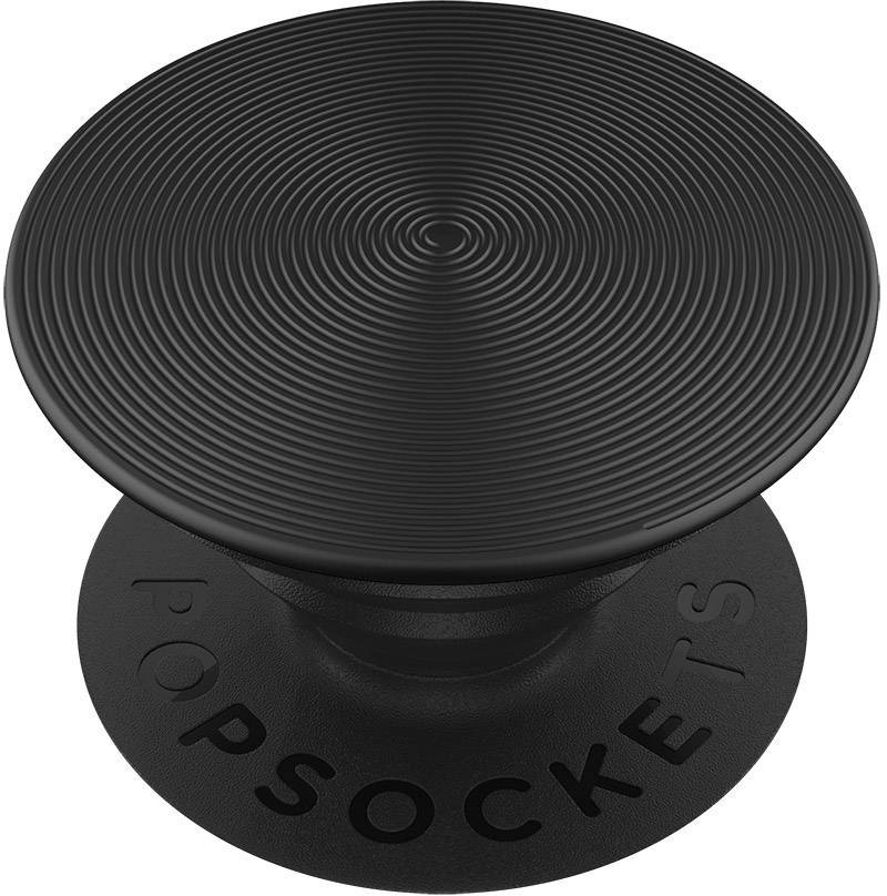 POPSOCKETS Aluminum Black Handy Ständer Schwarz