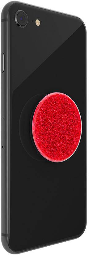 POPSOCKETS Glitter Red Handy Ständer Rot, Glitzereffekt