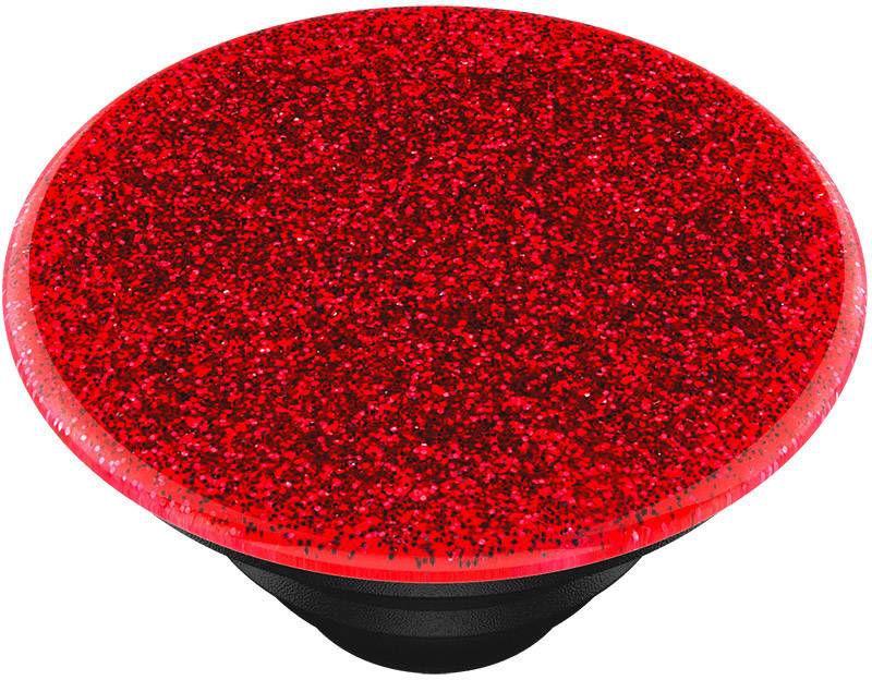 POPSOCKETS Glitter Red Handy Ständer Rot, Glitzereffekt