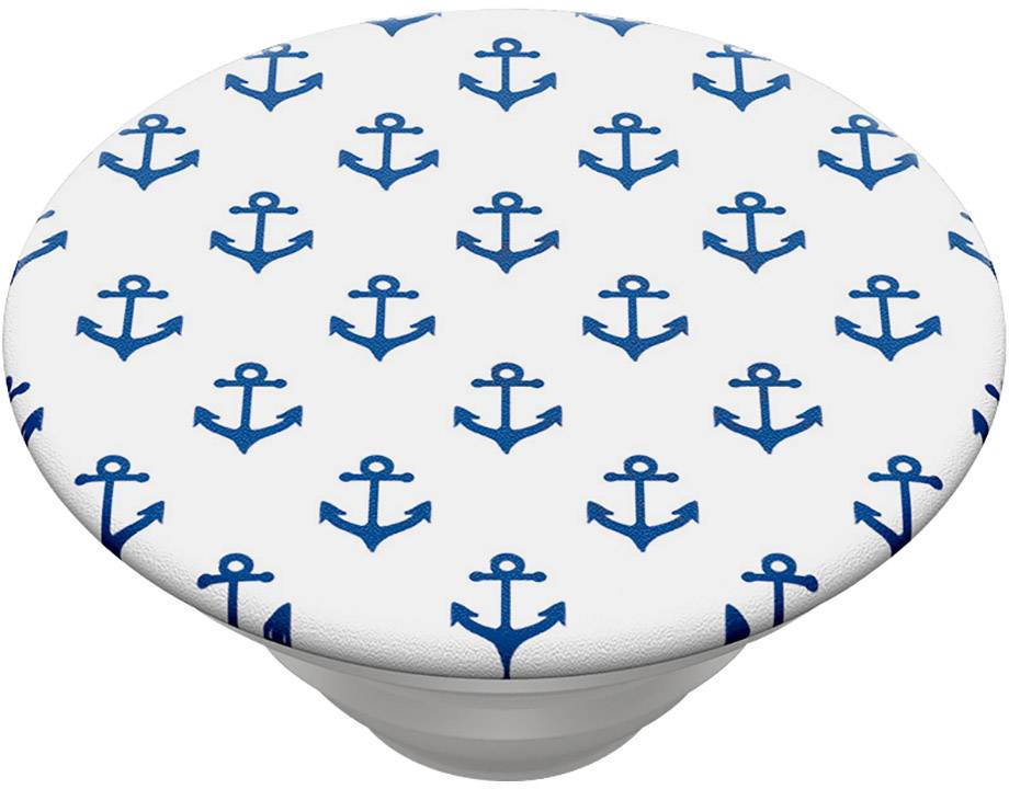 POPSOCKETS Anchors Away White Handy Ständer Schwarz, Weiß