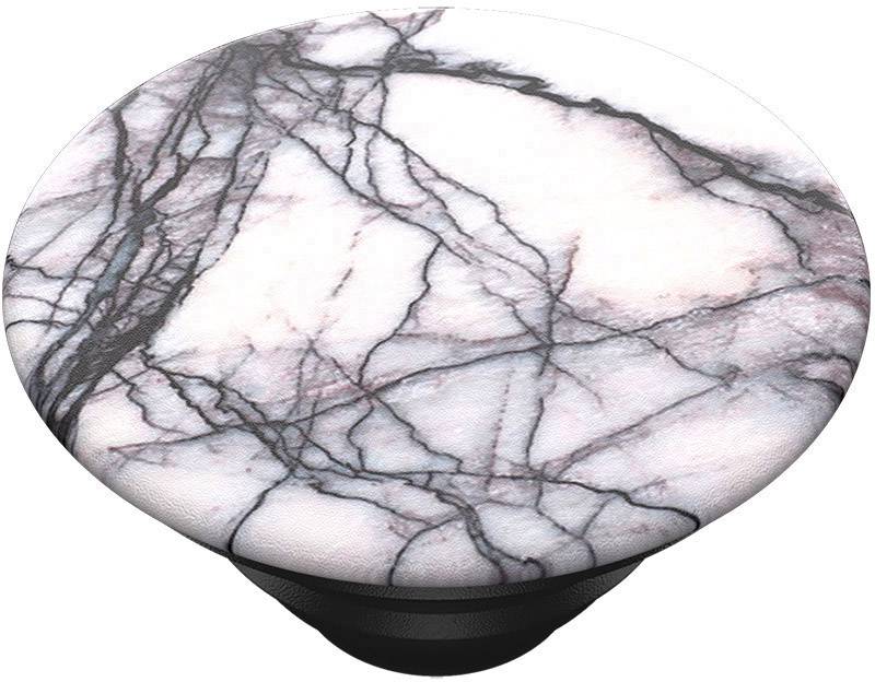 POPSOCKETS Dove White Marble Handy Ständer Weiß, Schwarz