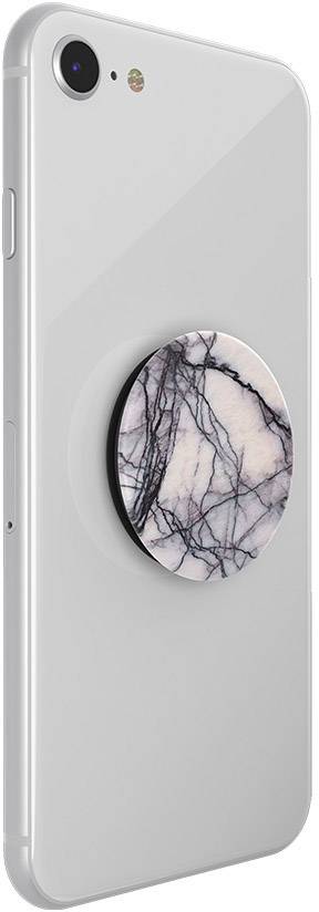 POPSOCKETS Dove White Marble Handy Ständer Weiß, Schwarz