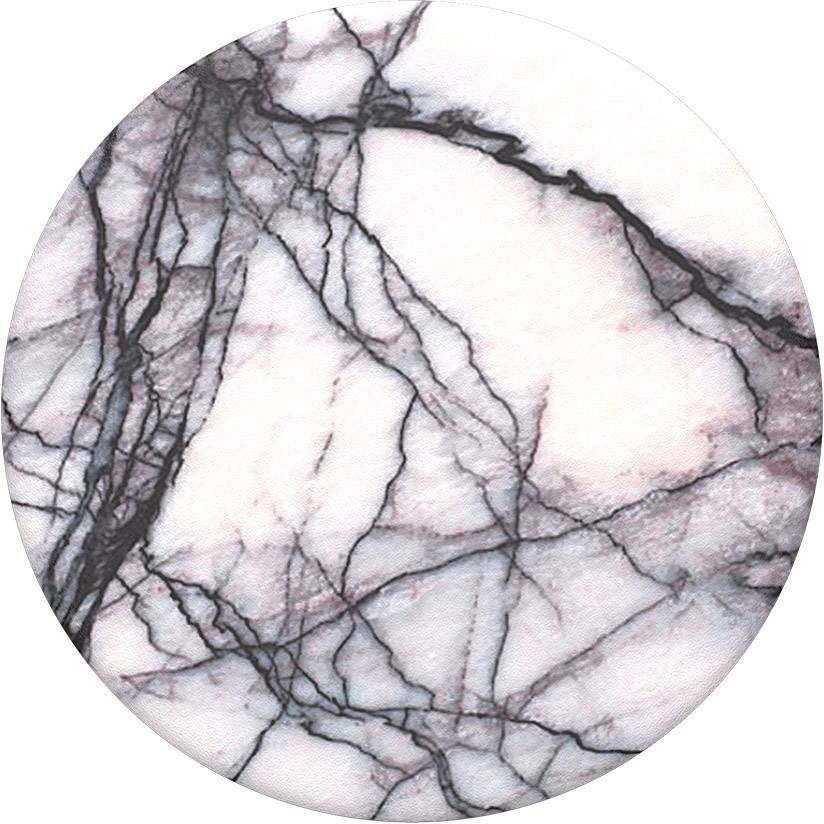 POPSOCKETS Dove White Marble Handy Ständer Weiß, Schwarz