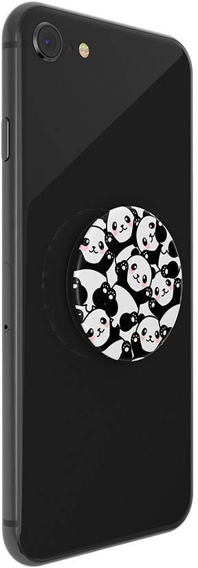 POPSOCKETS Pandamonium Handy Ständer Schwarz, Weiß