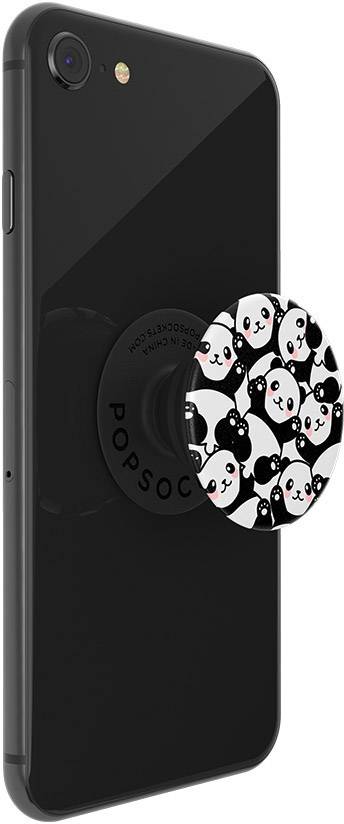 POPSOCKETS Pandamonium Handy Ständer Schwarz, Weiß