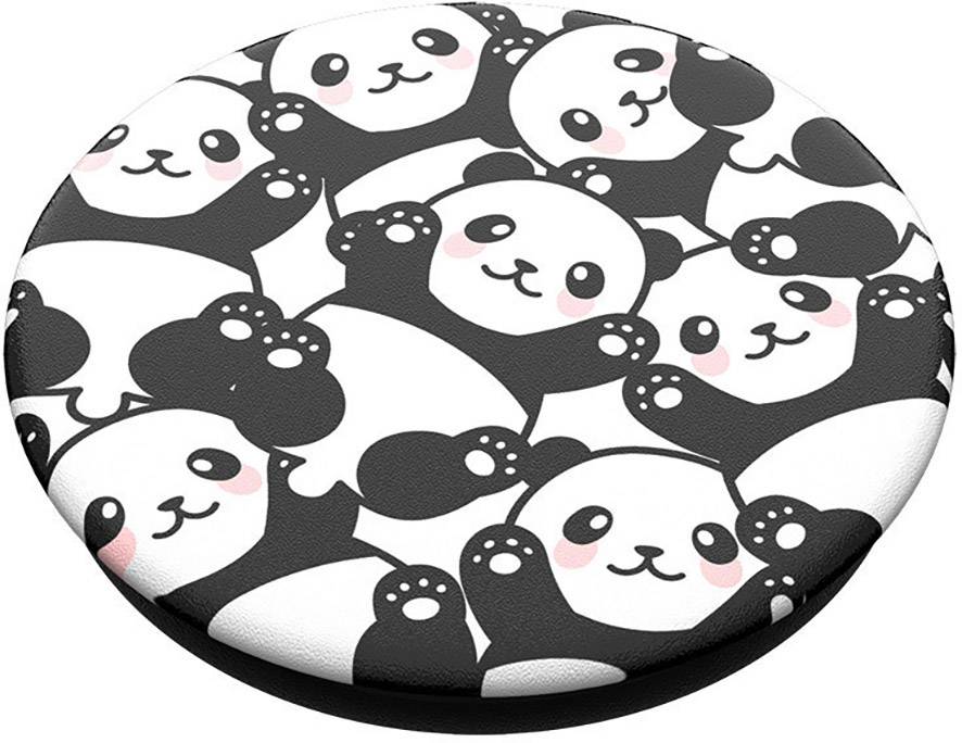 POPSOCKETS Pandamonium Handy Ständer Schwarz, Weiß
