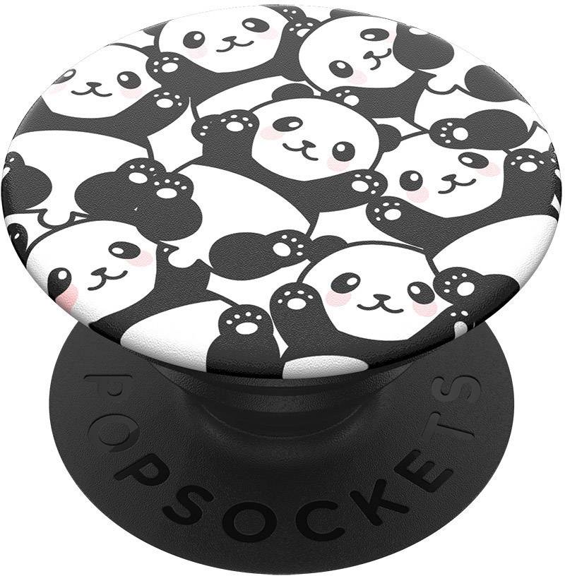 POPSOCKETS Pandamonium Handy Ständer Schwarz, Weiß
