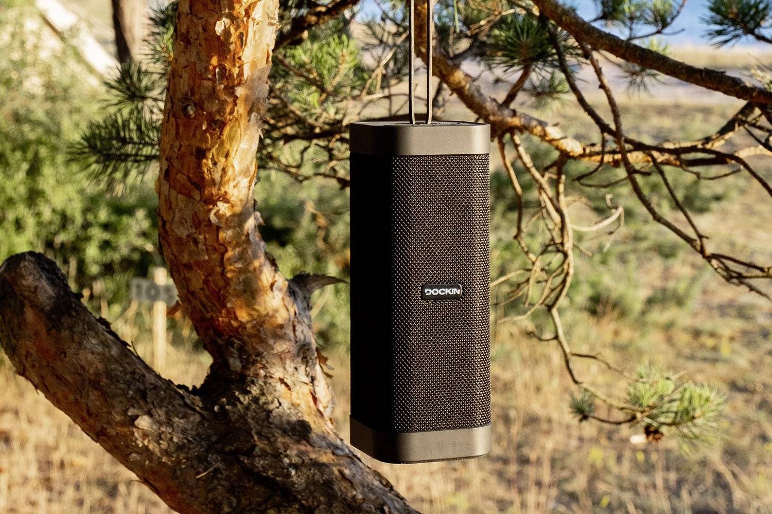 Dockin D Mate Direct Duo-Pack Bluetooth® Lautsprecher Freisprechfunktion, Outdoor, staubfest, Wasserfest Schwarz