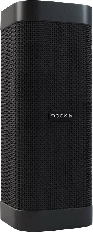 Dockin D Mate Direct Duo-Pack Bluetooth® Lautsprecher Freisprechfunktion, Outdoor, staubfest, Wasserfest Schwarz