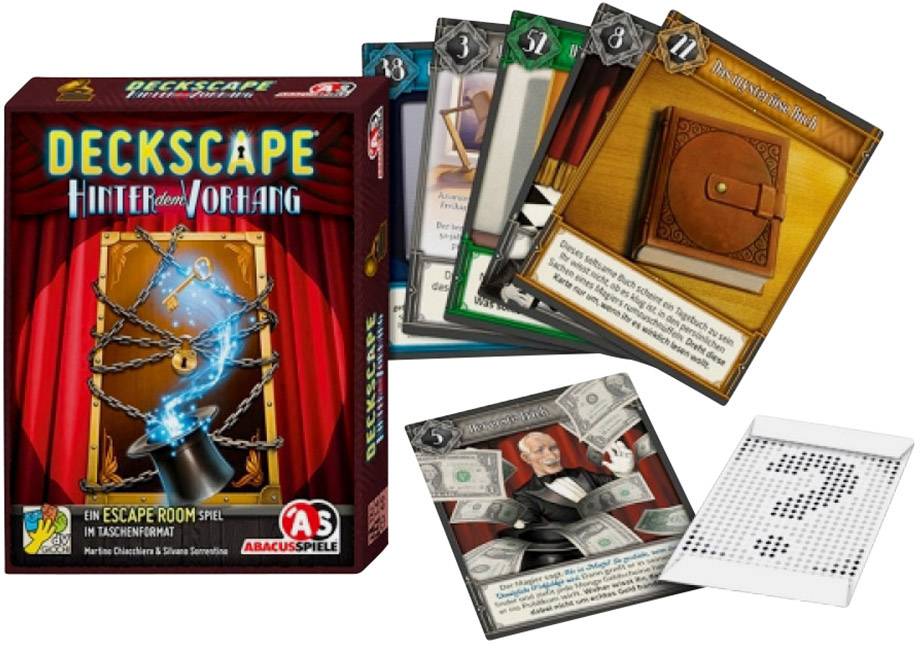 Abacus Spiele Deckscape - Hinter dem Vorhang 38191 Anzahl Spieler (max.): 6