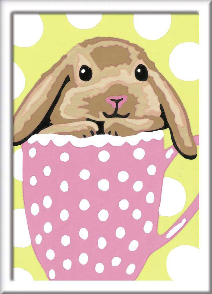 Malen nach Zahlen - Süßes Schlappohr