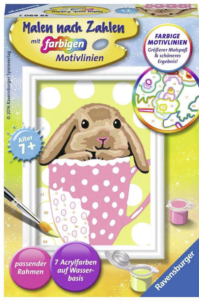 Malen nach Zahlen - Süßes Schlappohr