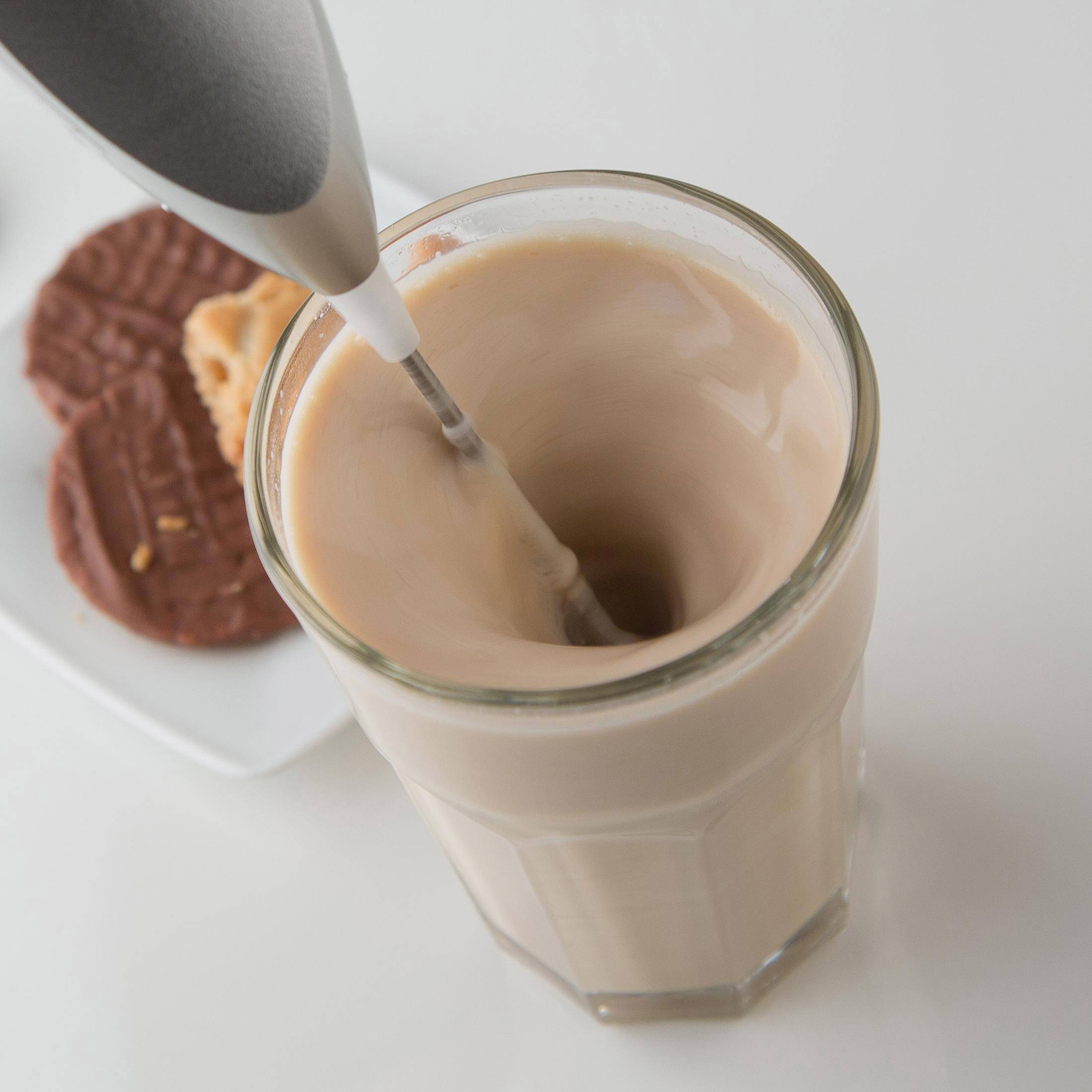 Trudeau Maison SET0471818TRUD Milchaufschäumer Weiß, Silber