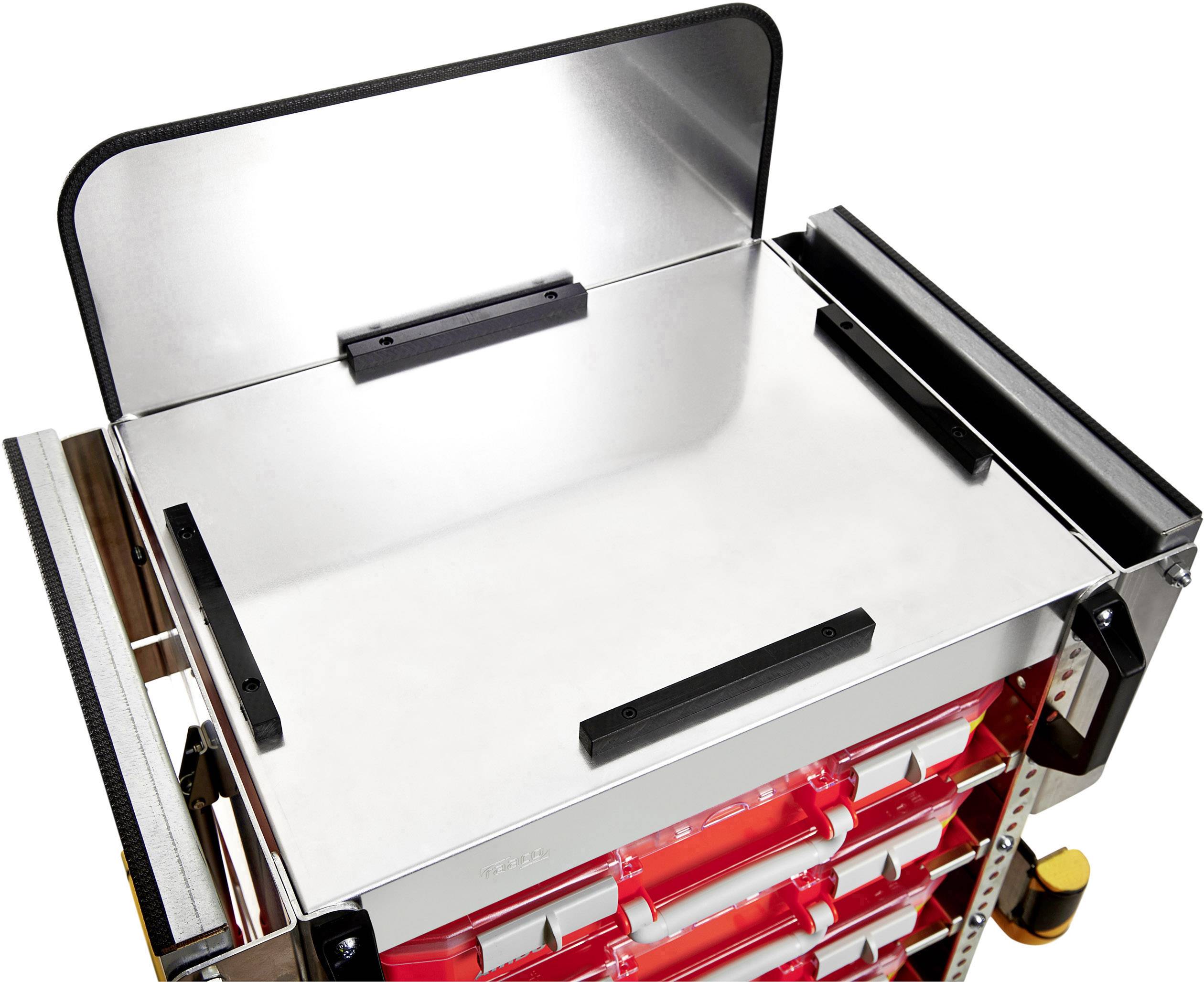 Raaco CarryLite 80 Trolley für Sortimentskoffer (B x H x T) 550 x 1280 x 530mm Anzahl Fächer: 7 Inhalt 1St.