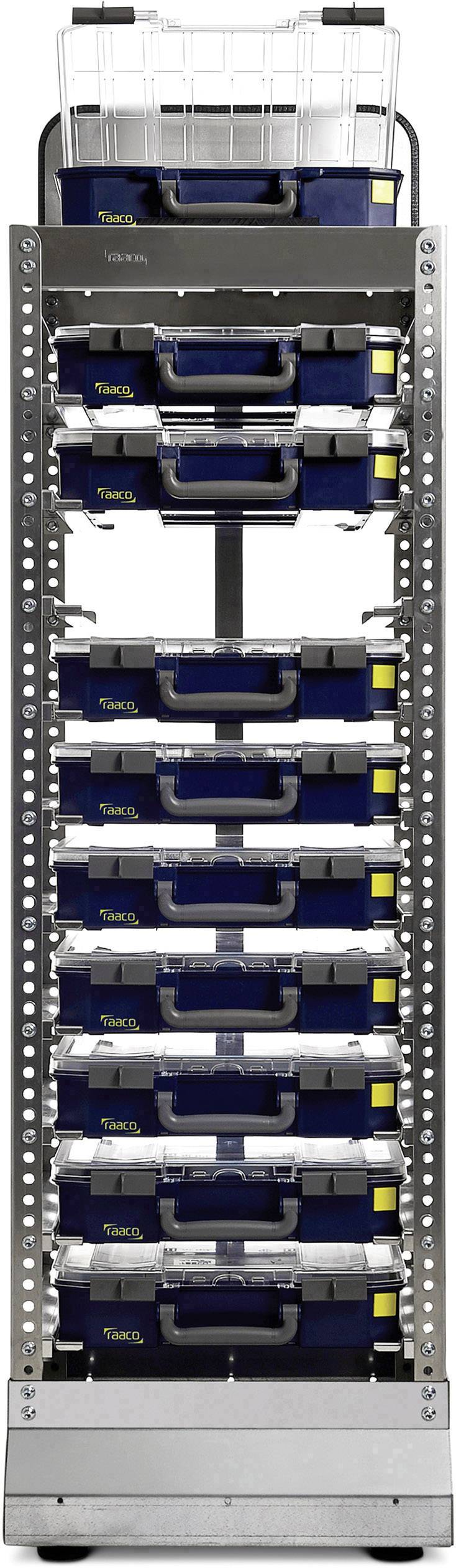 Raaco CarryLite 80 4x8 Depot für Sortimentskoffer (B x H x T) 415 x 1450 x 425mm Anzahl Fächer: 10 Inhalt 1St.