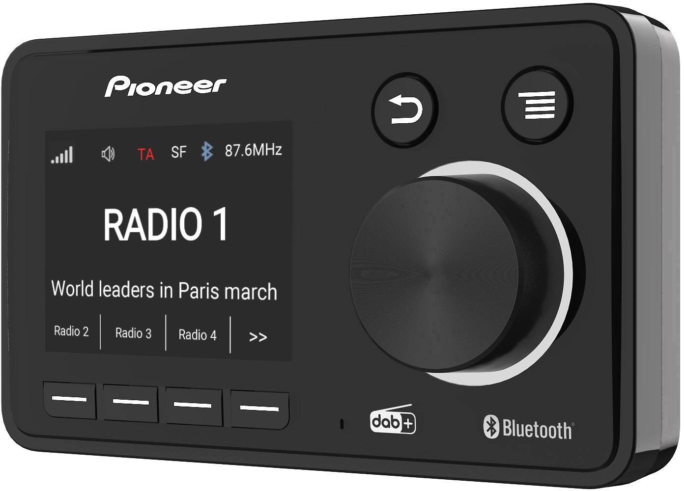 Pioneer SDA-11DAB DAB+ Empfänger Bluetooth Musikstreaming, Freisprechfunktion