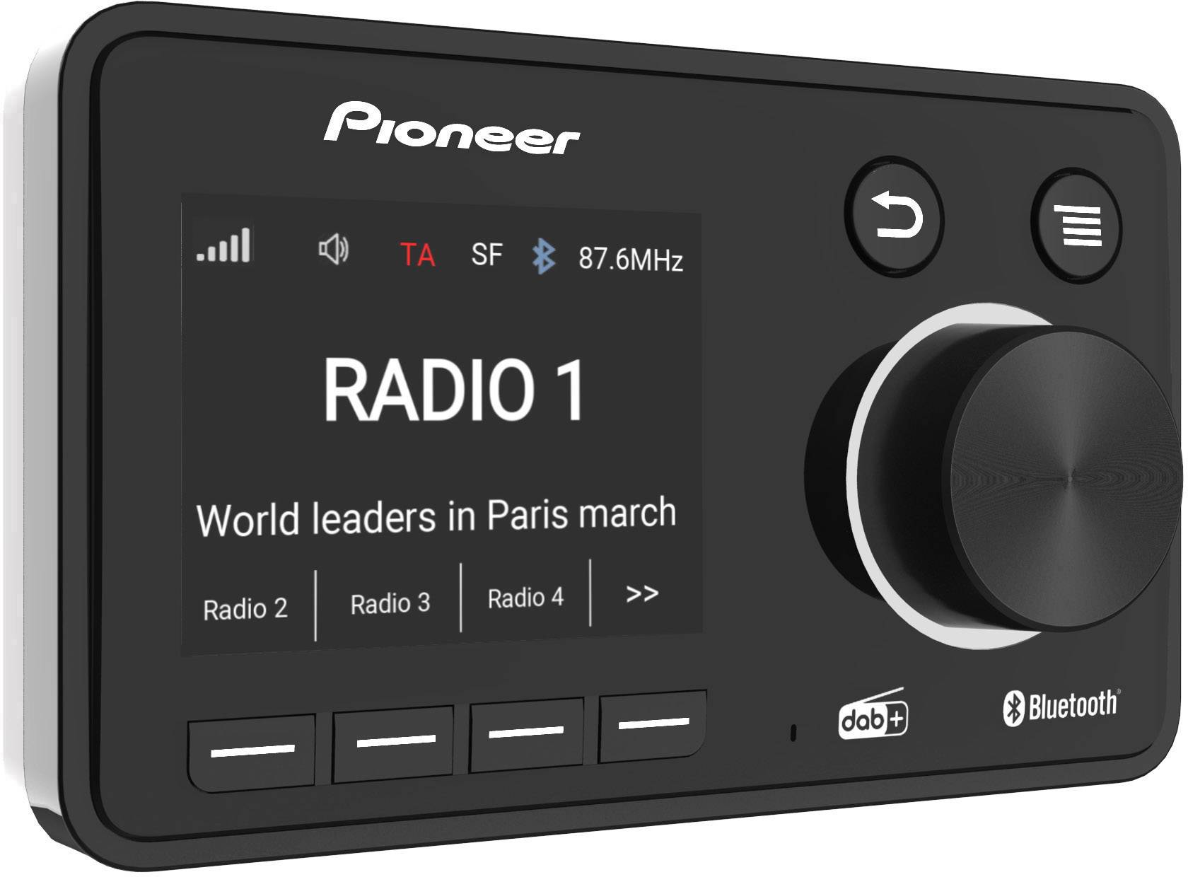 Pioneer SDA-11DAB DAB+ Empfänger Bluetooth Musikstreaming, Freisprechfunktion