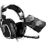 Astro Gaming A40 TR + MixAmp Pro Gaming Headset 3.5mm Klinke, USB schnurgebunden Over Ear Schwarz, Blau