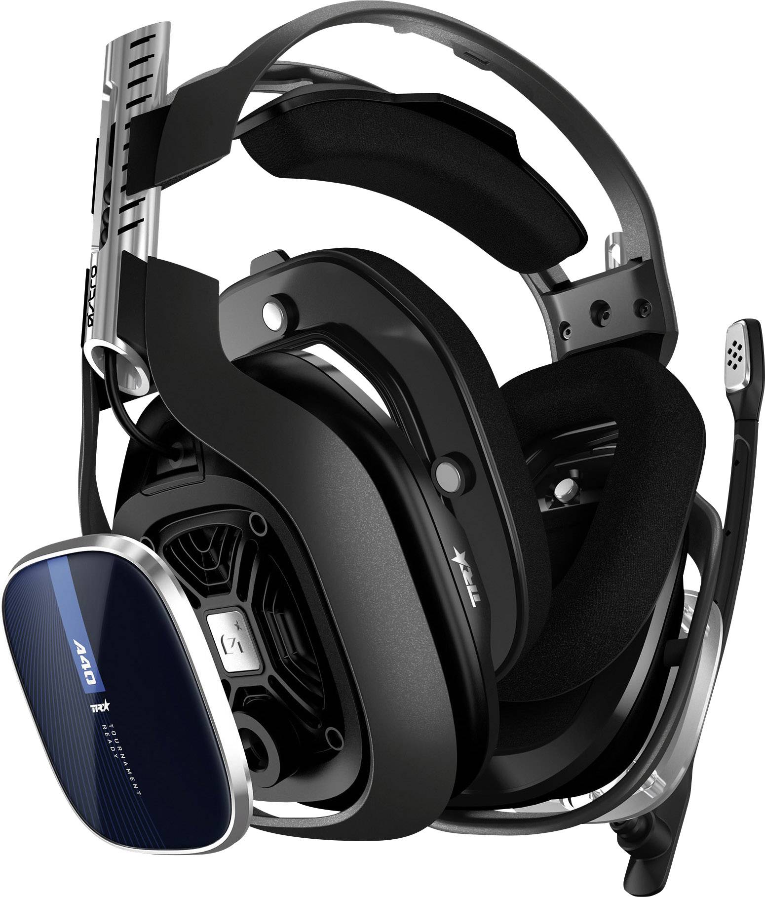 Astro Gaming A40 Over Ear Headset kabelgebunden Stereo Schwarz, Blau Mikrofon-Rauschunterdrückung Lautstärkeregelung Gaming