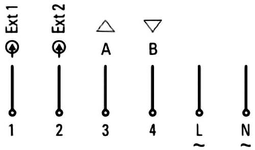 Müller 23948 2-Kanal Zeitschaltuhr IP20 Unterputz